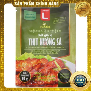 [ Yams Mart ] Combo 5 Sốt Gia Vị Thịt Nướng Sả Choice L (CL) Gói 80G