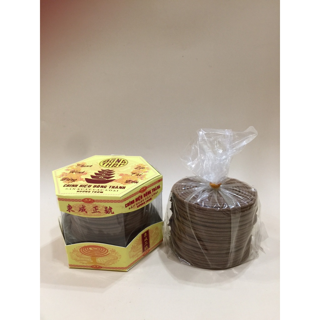 Nhang  vòng đúp nguyên liệu thảo mộc-Hương Đông Thành