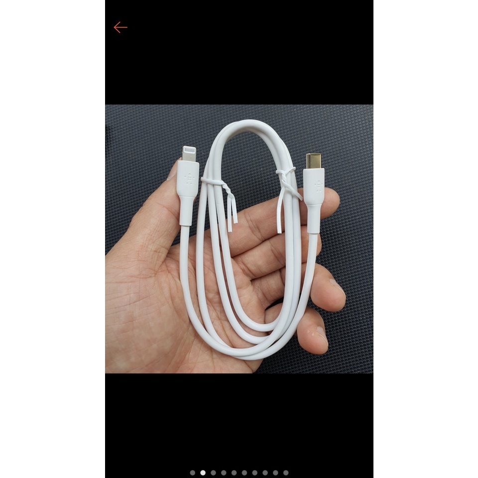 Cáp Sạc Nhanh  Belkin C - Lightning Chuẩn MFI, Bảo Hành 12 Tháng