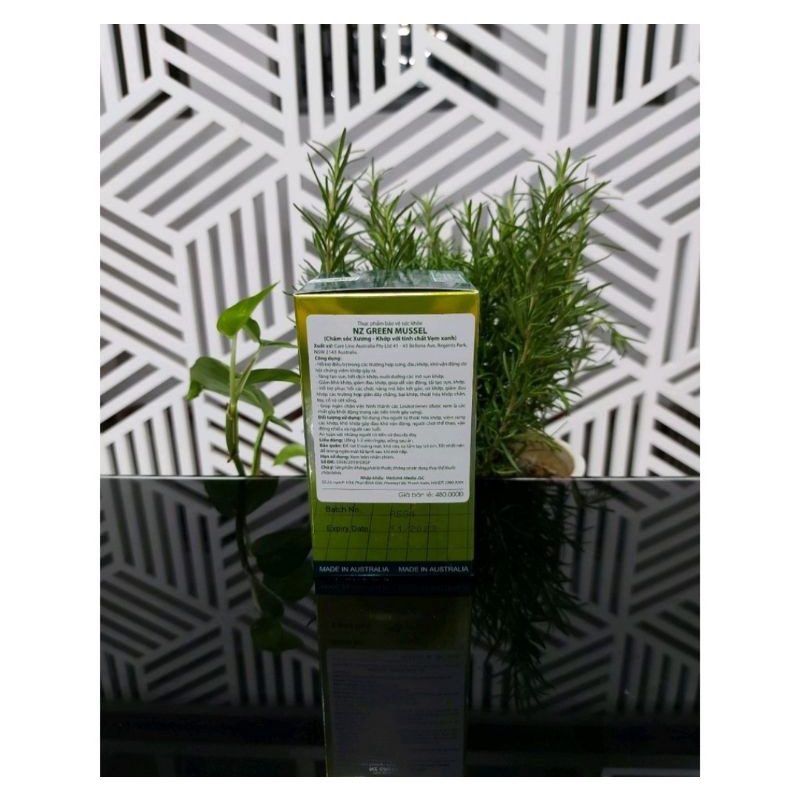 Viên uống xương khớp Careline NZ Green Mussel ⚡Mua 1 tặng 1⚡Nhập khẩu Úc chiết xuất vẹm xanh hỗ trợ giảm đau xương khớp