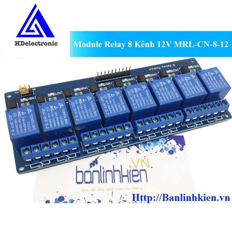 Module Relay 8 Kênh 12V MRL-CN-8-12 zin