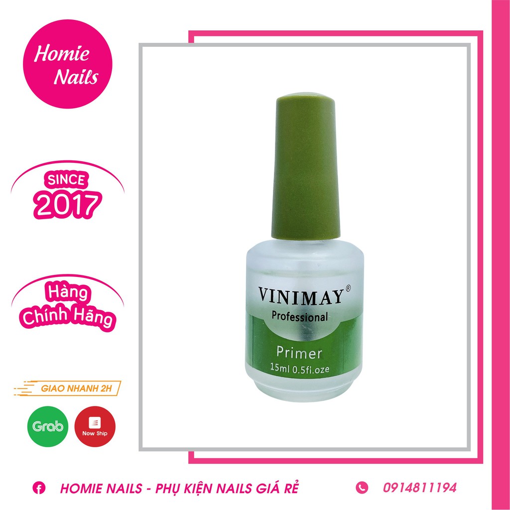 KIỀM DẦU/BASE/TOP CÁC LOẠI VINIMAY 15ml