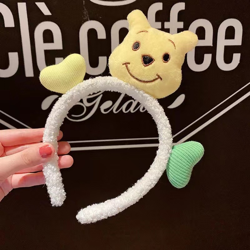 Băng Đô Rửa Mặt Phối Lông Nhiều Kiểu Dáng Dễ Thương