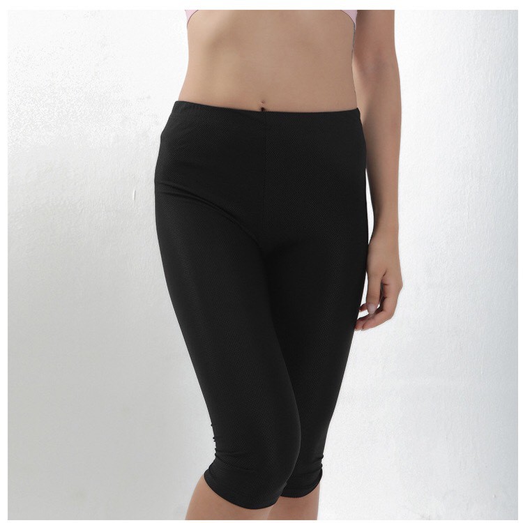 Quần legging cotton dáng lửng