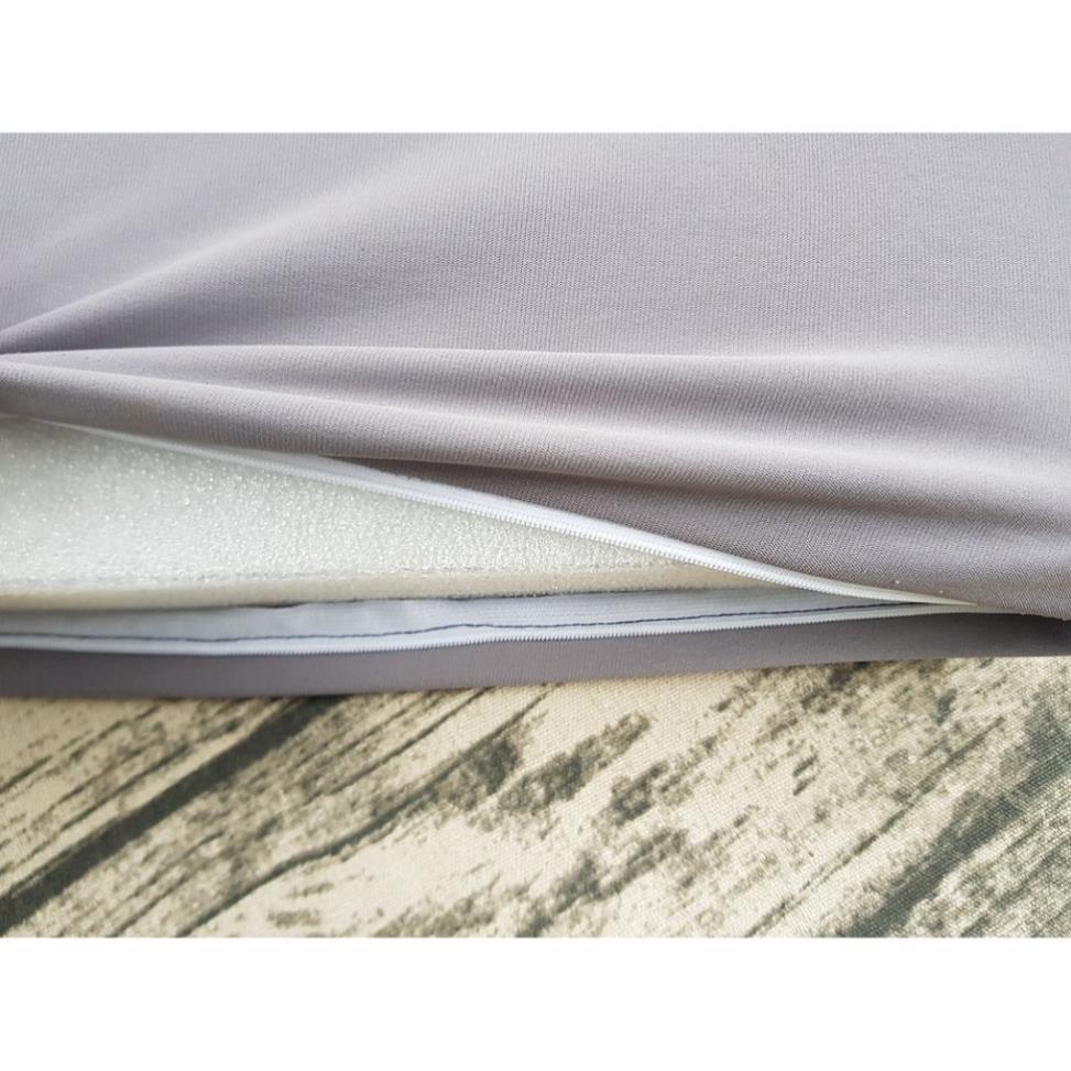 Nệm ngồi bệt Vuông 50x50 dày 4cm màu XÁM lót ghế , ngồi bệt siêu to , trang trọng nho nhã .....