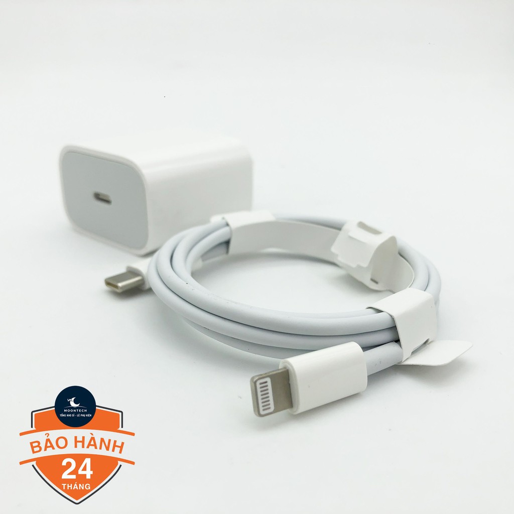 Sạc Nhanh Iphone Chính Hãng PD 18W USB-C Củ Cáp Sạc Nhanh USB-C To Lightning