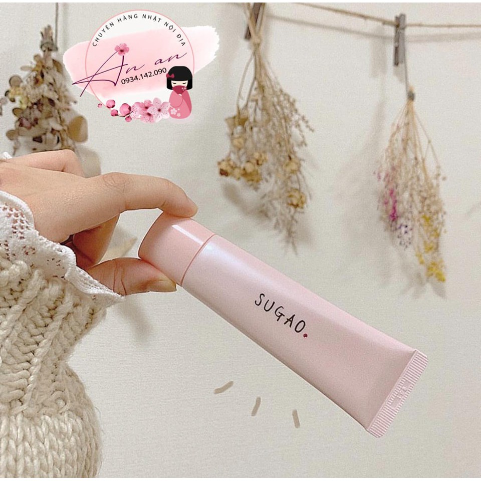 🌿🌿KEM TRANG ĐIỂM SUGAO #SNOW_WHIPPED_CREAM 2019 (PINK WHITE) SPF23/PA+++