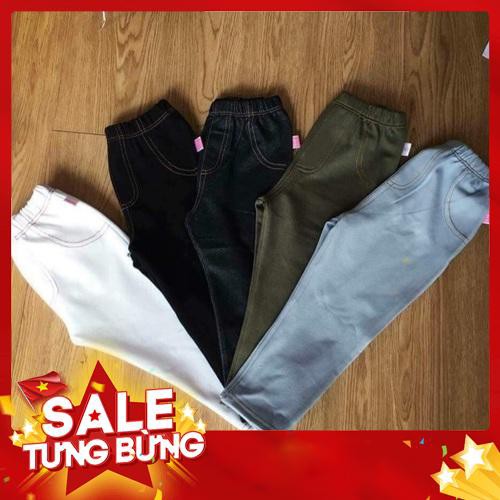 Quần Legging Giả Jean Cho Bé -Hàng nhập khẩu