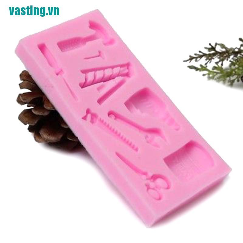 V☆Khuôn Silicone Làm Bánh Hình Dụng Cụ Sửa Chữa