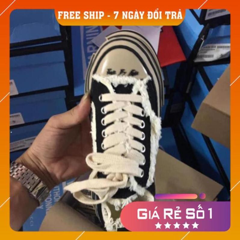 sale 12/12  [Hot trend-Freeship] Giày sneaker  xVESSEL đế trắng nữ style rách cao 3,5-4cm - Aw111 ¹ NEW hot . ^ ' .