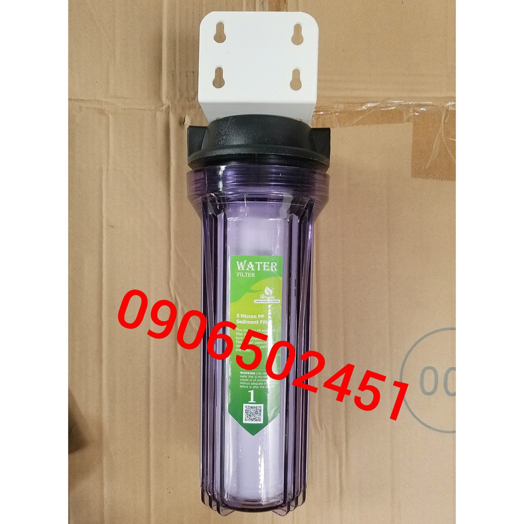 Bộ lọc nước sinh hoạt - bộ lọc phun sương ly đơn 10 inch Trog + 1 lõi số 1 | BigBuy360 - bigbuy360.vn