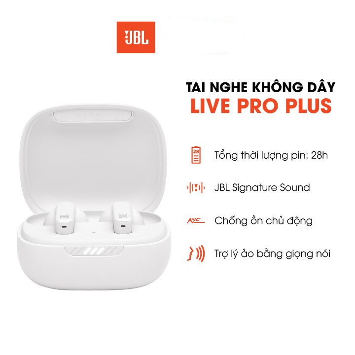 Tai Nghe Bluetooth JBL Live Pro Bản Quốc Tế Supper Bass Sống Động Chống Nước Chống Ồn Tai Nghe Không Dây Ios Android
