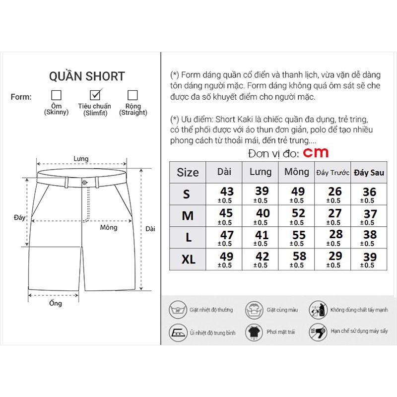 Quần Short Kaki Nam Đơn Giản Y2010 Nguyên Bản Ver24 21011 |YaMe|
