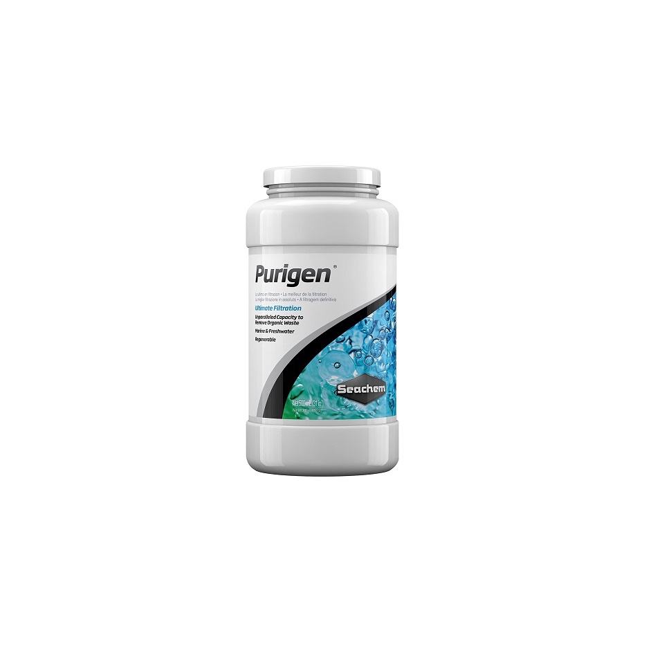 SEACHEM PURIGEN 100ml - 250ml - 500ml - Vật liệu lọc khử độc, khử màu, làm trong nước