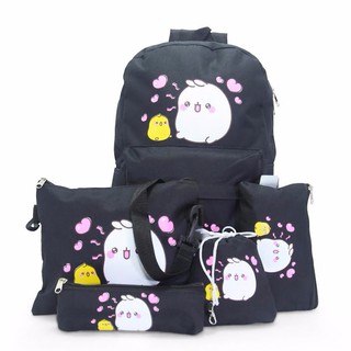 [Freeship 99k Toàn Quốc][BALO KUTE] Bộ 5 món balo vải cute - cao cấp - teen