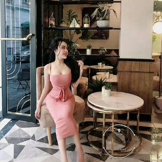 Đầm Body Thắt Nơ CĐ (Có ảnh Thật + video)