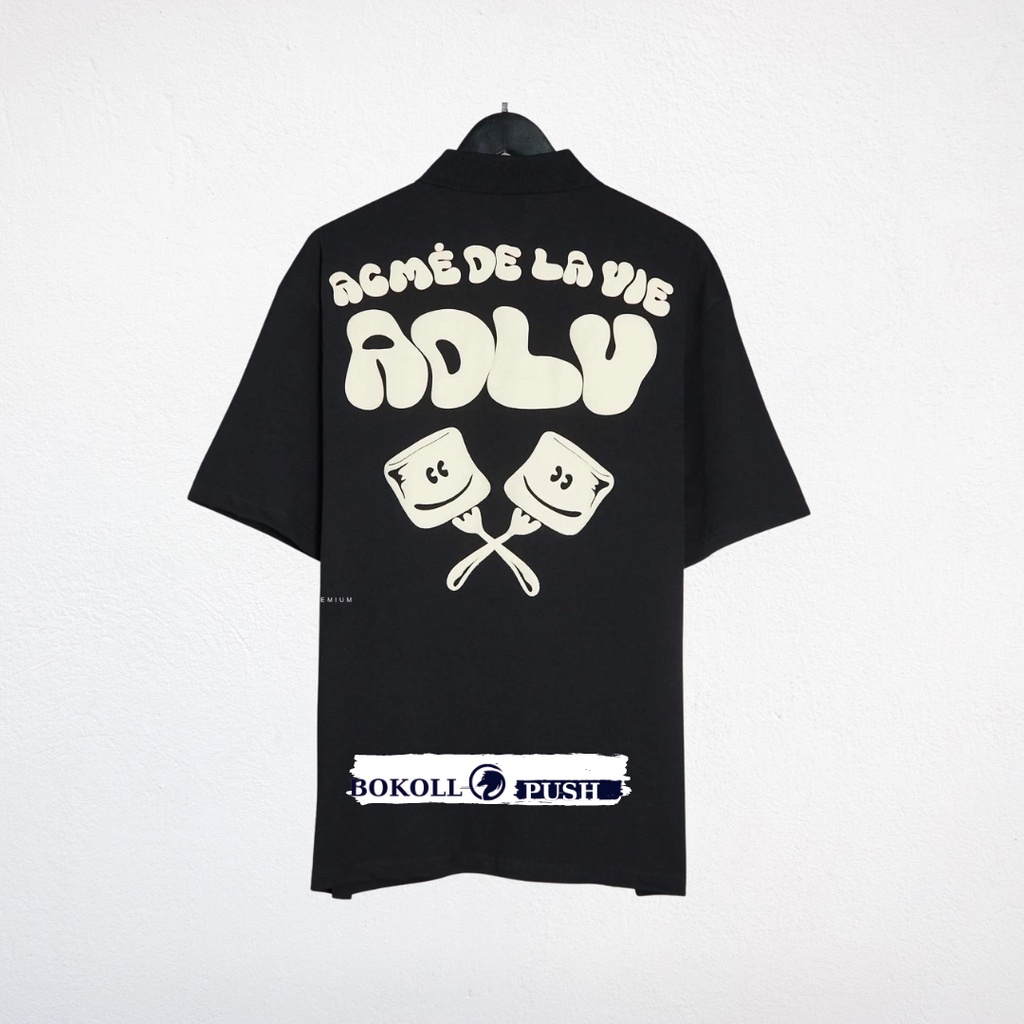 Áo thun  ADLV Marsh Mallow phong cách STREET STYLE nam nữ form rộng  vải cotton 100 % Bestquality 1:1