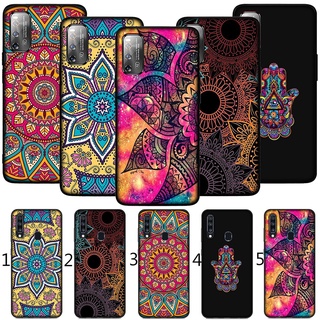 Ốp Điện Thoại Mềm Họa Tiết Mandala LH53 Cho Samsung Galaxy A11 A12 A22 A32 M21 M30s J4 Core A82 A9