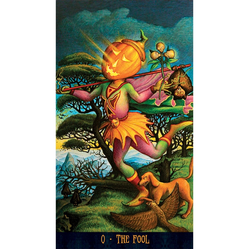 Bộ Bài Jack-O'-Lantern Tarot (Jack O' Lantern Tarot) (Mystic House Tarot Shop) - Bài Gốc Authentic Chính Hãng 100%
