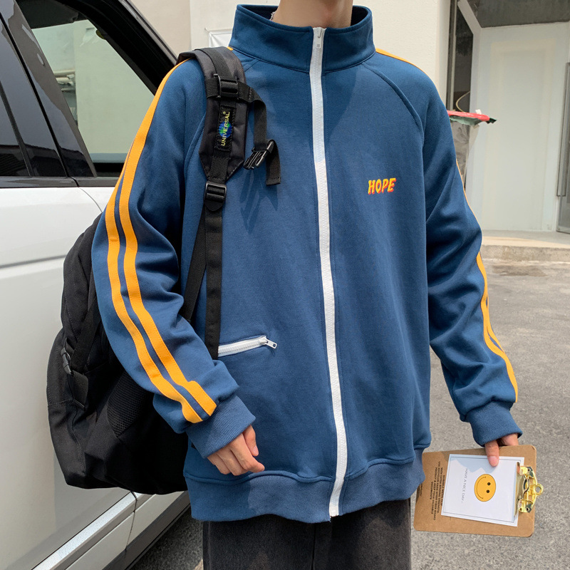 Áo sweater kiểu bóng chày cá tính năng động phong cách thể thao | BigBuy360 - bigbuy360.vn