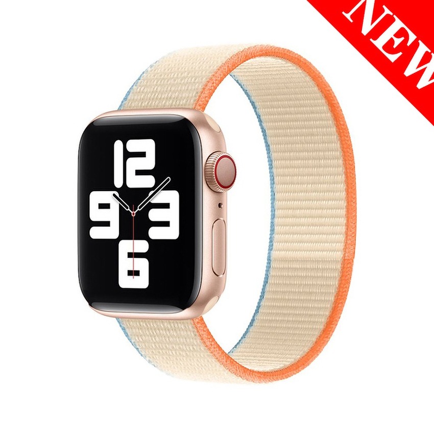 Dây đeo nylon cho đồng hồ thông minh Apple dòng 6 SE 44mm 40mm 38mm 42mm/iWatch 5 4 3 2 1:1