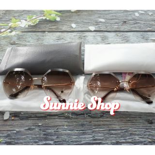 Mắt kính lục giác thời trang 100% tự chụp