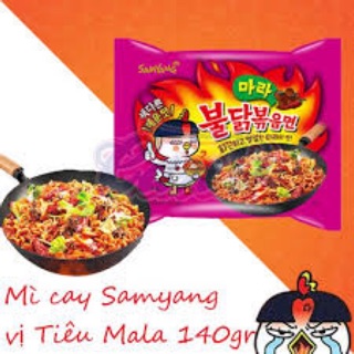 (Lẻ) Mỳ Gà Cay Sốt Mala Samyang Hàn Quốc 135g