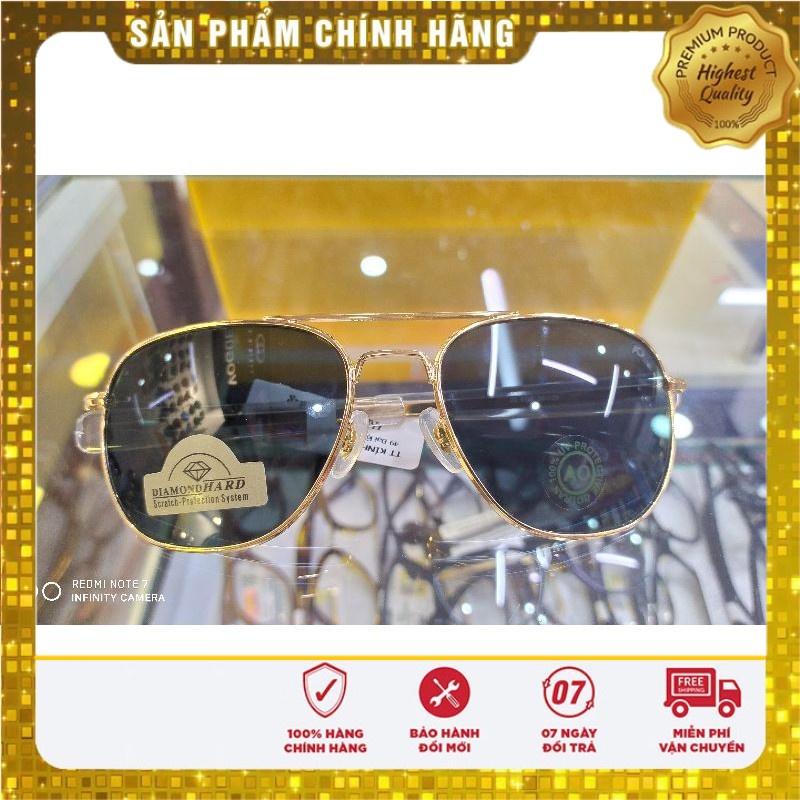 Kính Cơn Mỹ AO American Optical bọc vàng 14K