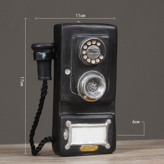 Điện thoại giả cổ trang trí vintage, retro phá cách độc đáo Wa.Tel-D3