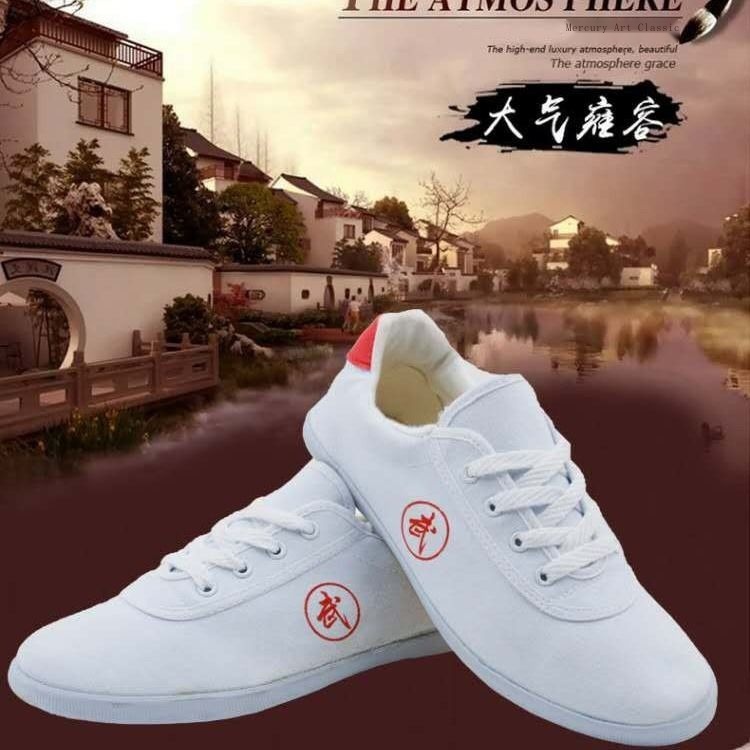 Giày Vải canvas Đế Gân Tập kung fu Thái Cực Quyền Cho Nam Và Nữ