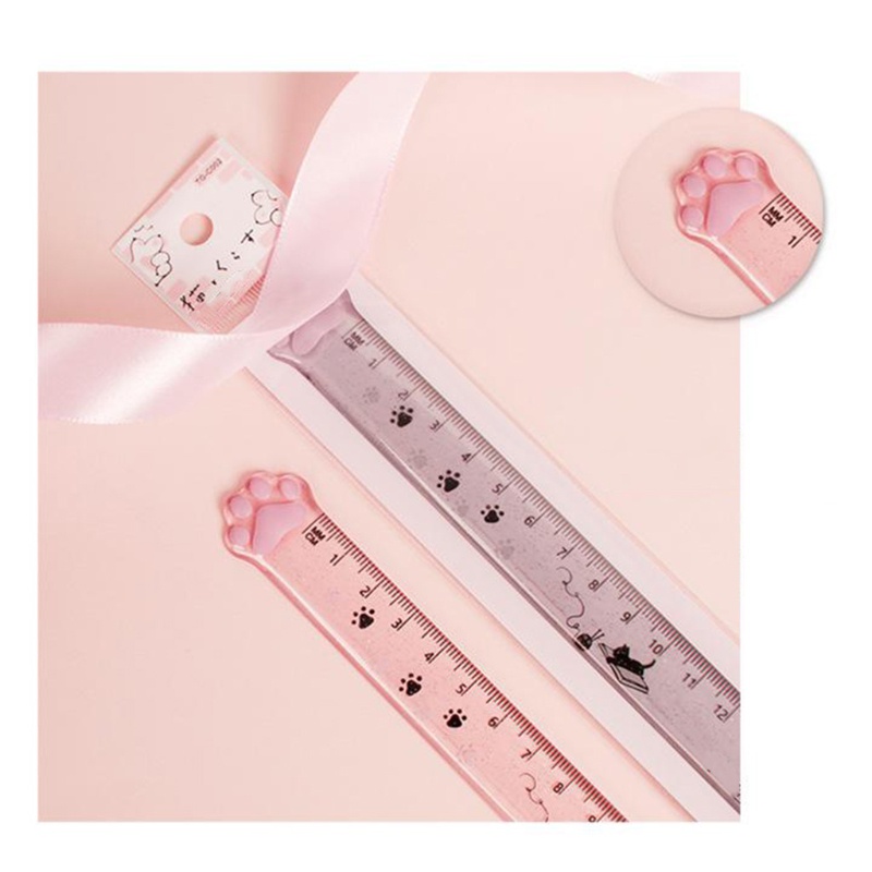 Thước Đo Bằng Nhựa Họa Tiết Hoạt Hình 15cm Dành Cho Học Sinh