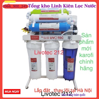 Máy lọc nước karofi livotec 212👉 máy lọc nước 8 cấp livotec không tủ
