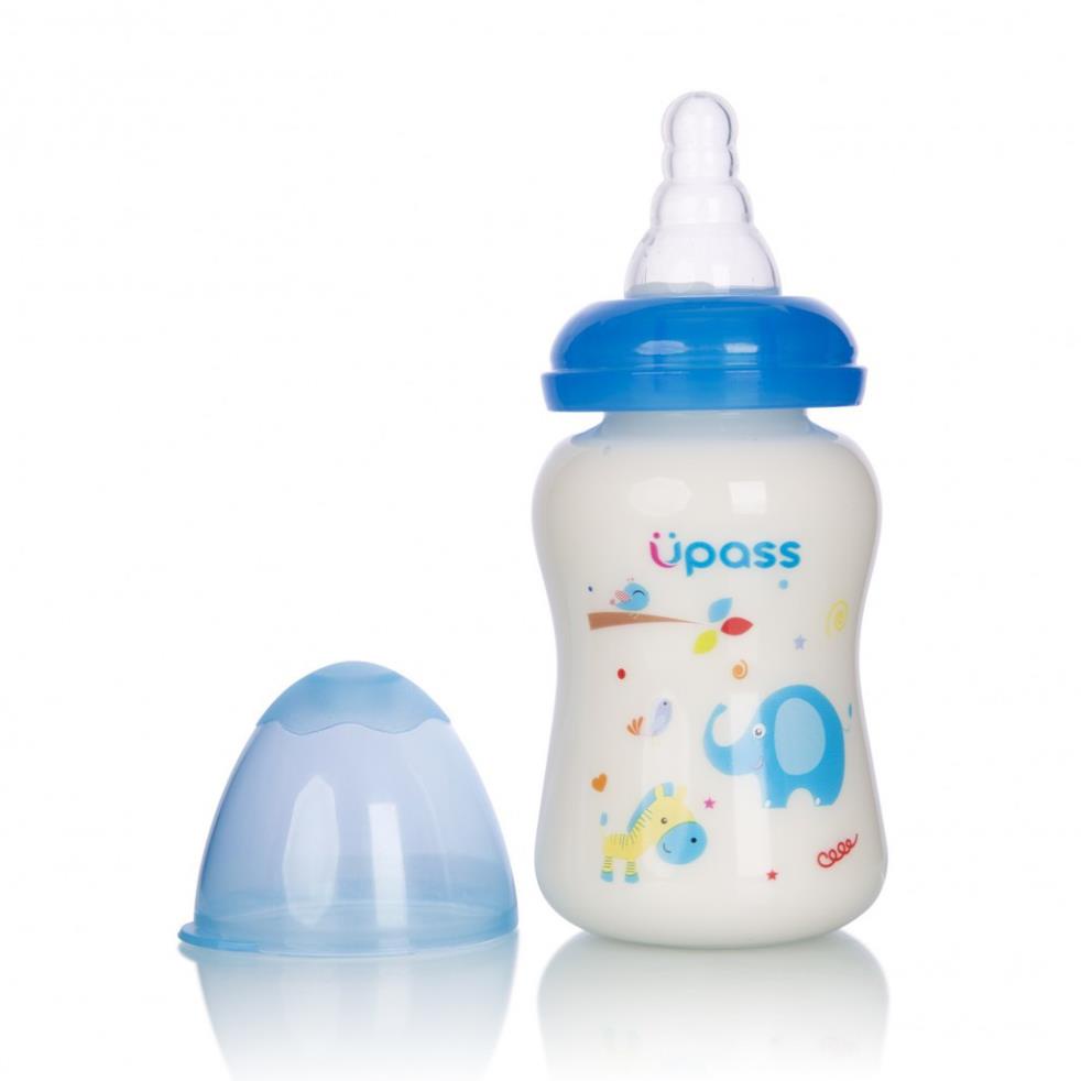(Made In Thái Lan) Bình Sữa Cổ Thường 170ml Cho bé Từ 6 Tháng Upass UP0105X