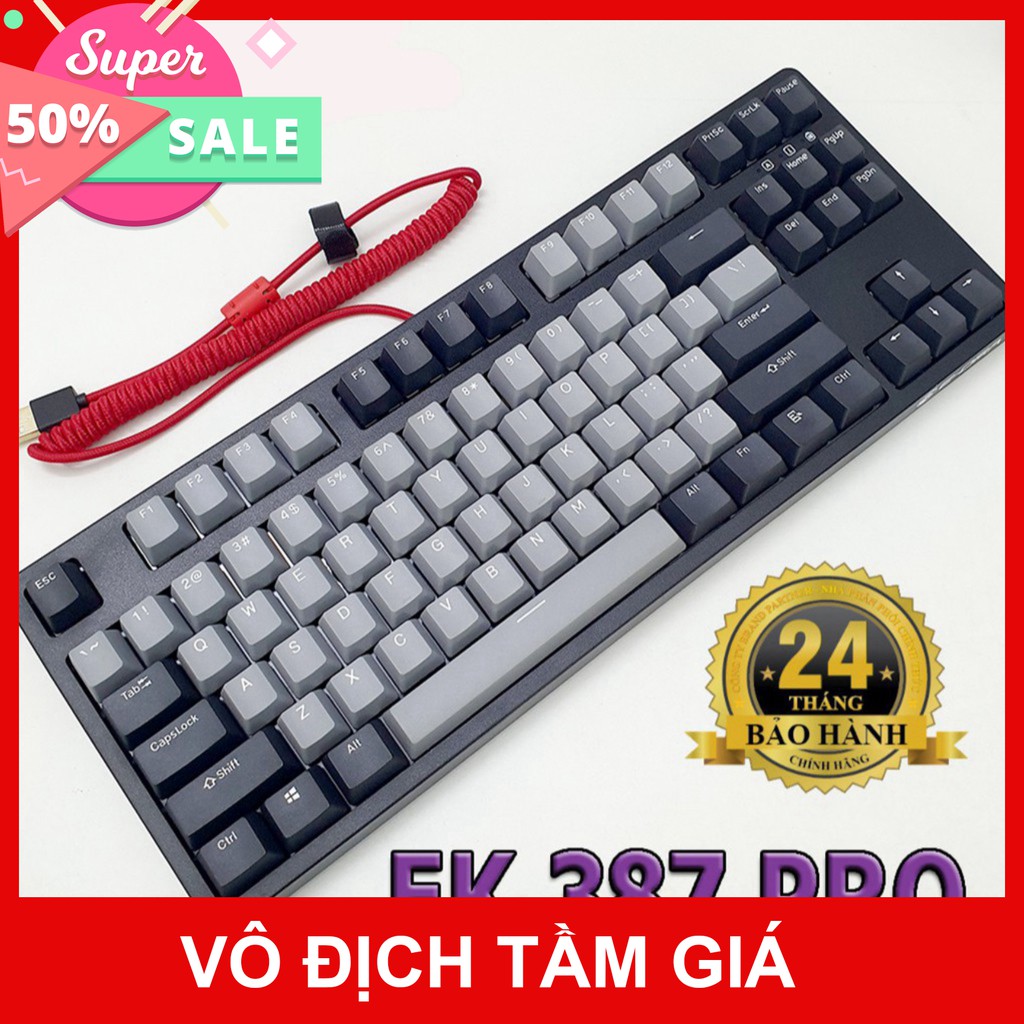 Bàn phím cơ Edra EK387 PRO bản CHERRY switch - Bàn phím cơ hót nhất 2020 - BH 24 tháng