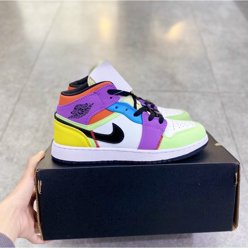 GIÀY THỂ THAO JD MID 7 màu multicolor NAM nữ + FREESHIP