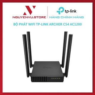 Bộ phát Wifi TP-Link Băng Tần Kép Archer C54 AC1200 Router mạng - Hàng Chính Hãng