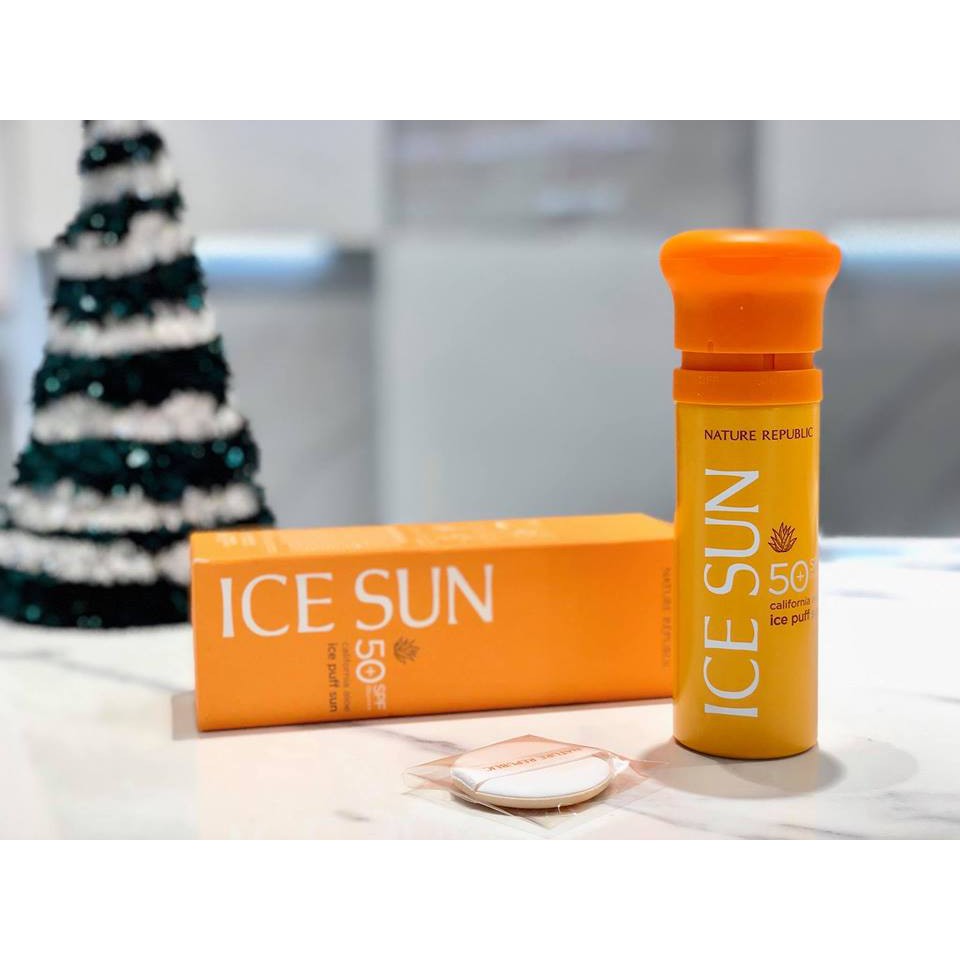 Kem chống nắng làm lạnh da ICE PUFF SUN SPF50 Mẫu Mới 2023