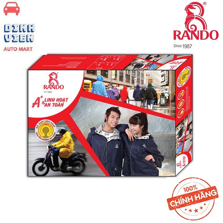 [ CAO CẤP] Rando Bộ quần áo đi mưa A+ (thông dụng) ASNS-38 giúp che chở cho người thân yêu của bạn