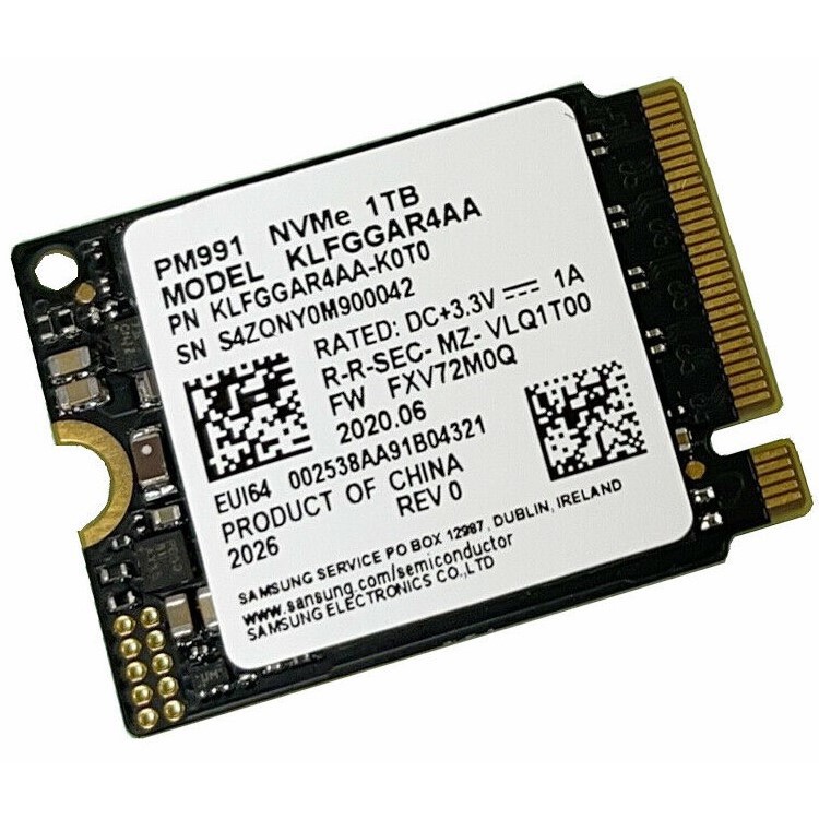 Ổ cứng SSD M2-PCIe Samsung PM991 1TB NVMe 2230