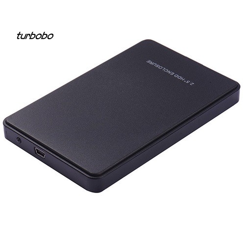 Vỏ bọc ổ cứng ngoài USB 2.0 HDD SATA SSD 2.5inch màu đen | WebRaoVat - webraovat.net.vn