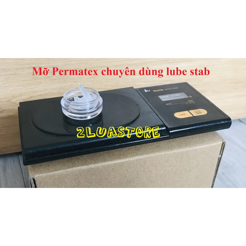 Mỡ Permatex lube stab chuyên dụng cho bàn phím cơ - Hủ 5g/10g