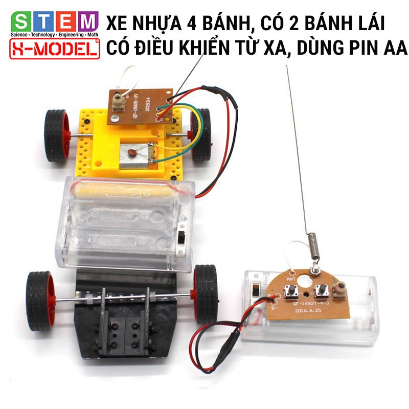 Đồ chơi thông minh, sáng tạo STEM xe đồ chơi 4 bánh có điều khiển từ xa X-MODEL ST39 cho bé [Giáo dục STEM, STEAM]