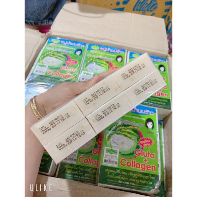 XÀ PHÒNG CÁM GẠO THÁI LAN JAM RICE MILK SOAP