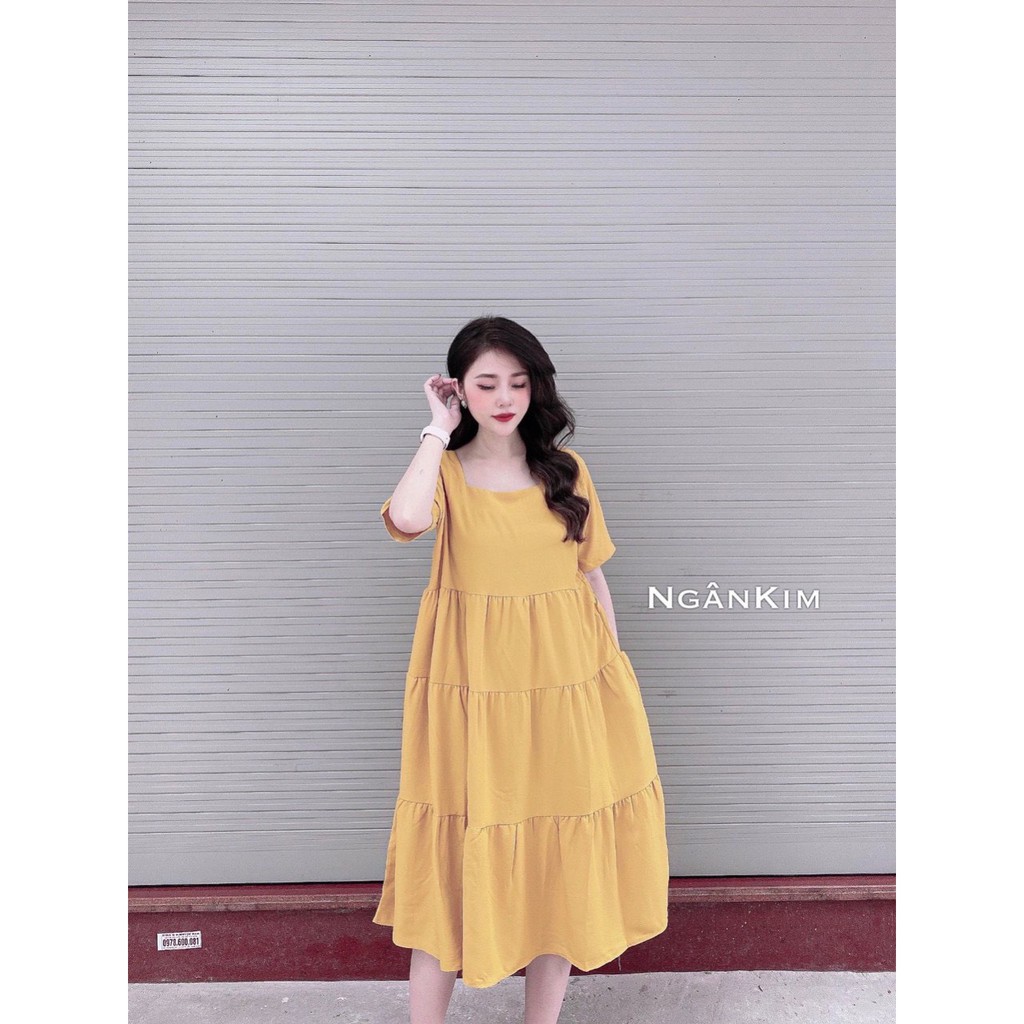 Đầm bầu thời trang dạo phố SBBA04