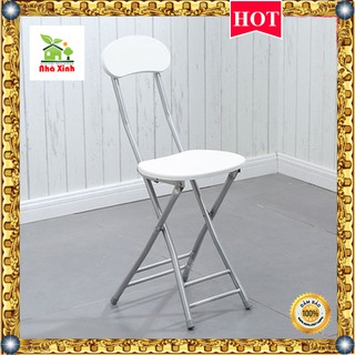 Ghế gấp nhỏ - Ghế gấp kèm thêm khung thép KT : 76 x 34 x 29 ( Màu Trắng, Màu Vàng, Màu Đen)