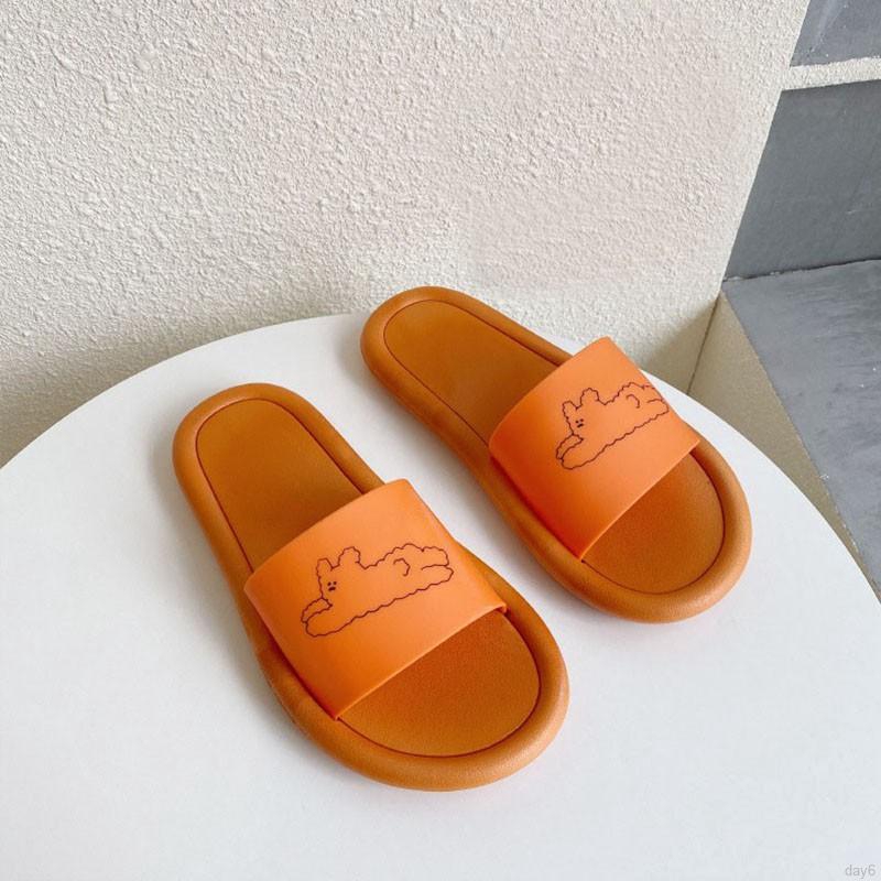 Korean Wild Cute Cartoon Indoor Home Couple Anti-skid Sliders