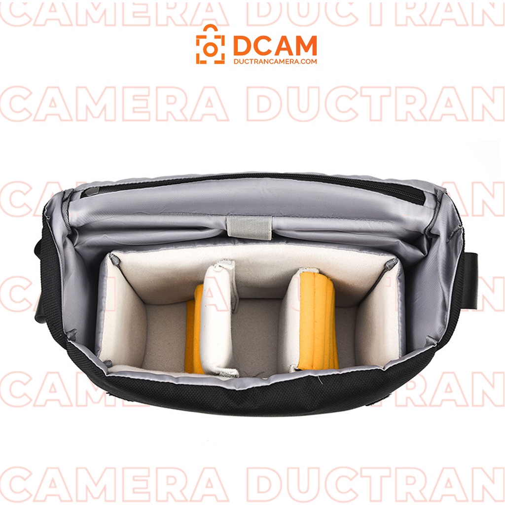 Túi máy ảnh Caden Messenger Thao tác nhanh đựng được Macbook có giá treo tripod tiện lợi CT03