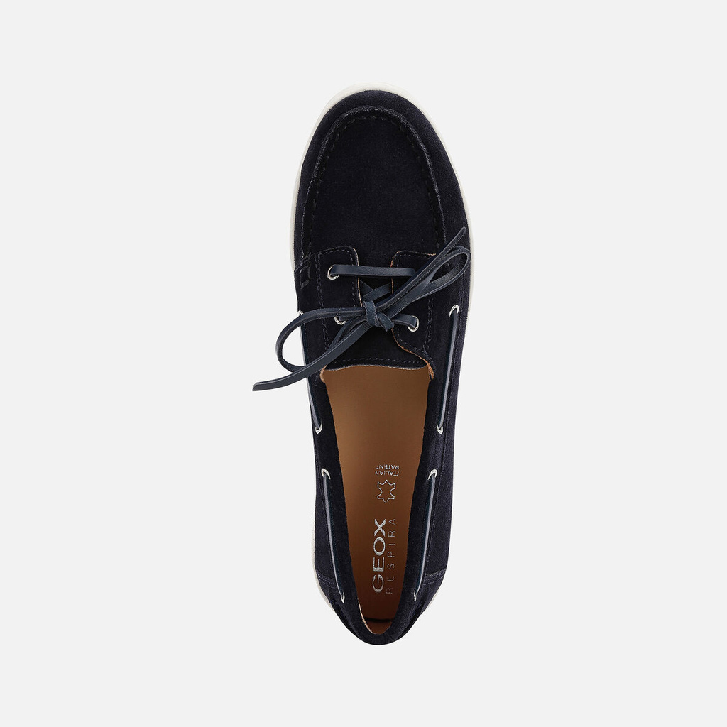 Giày Lười Nữ Geox  D Genova Moc A - Suede