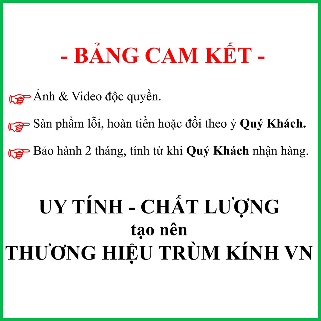 KÍNH GM THỜI TRANG CAO CẤP [ logo V + Khắc chữ ] | BigBuy360 - bigbuy360.vn