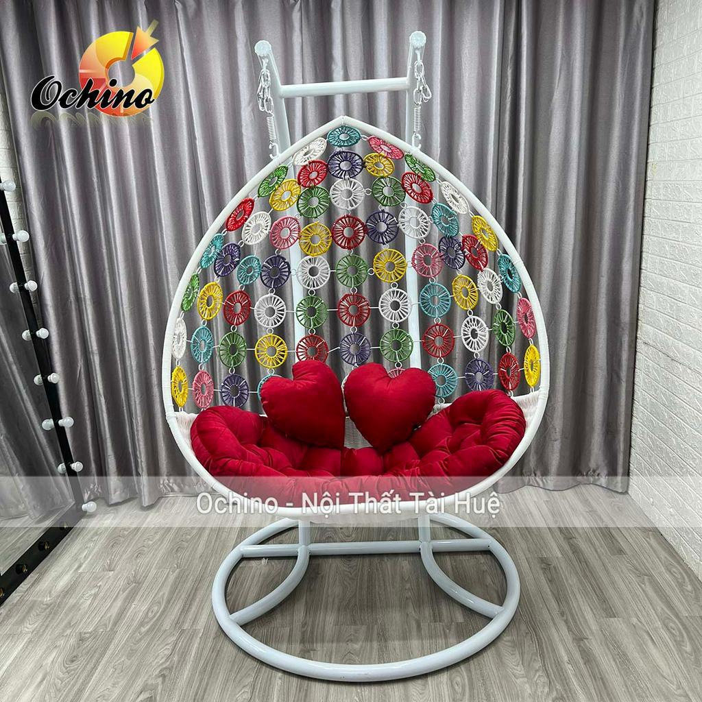 Xích Đu Hoa Đôi Để Sân Vườn Và Ban Công Hiện Đại